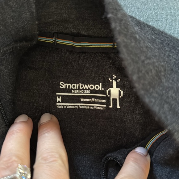 Smartwool merino 250 quarter zip Women’s M - Picture 3 of 3